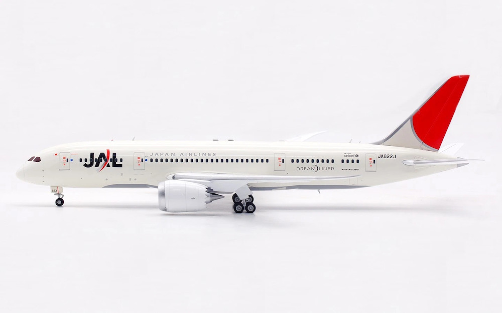 JAL B787模型 JC Wings 1:400 Japan Airlines JAL Boeing B787-8 Diecast