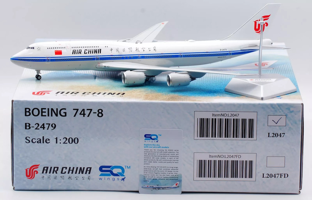 SQ Wings L2047 Boeing 747-8 Air China B-2479