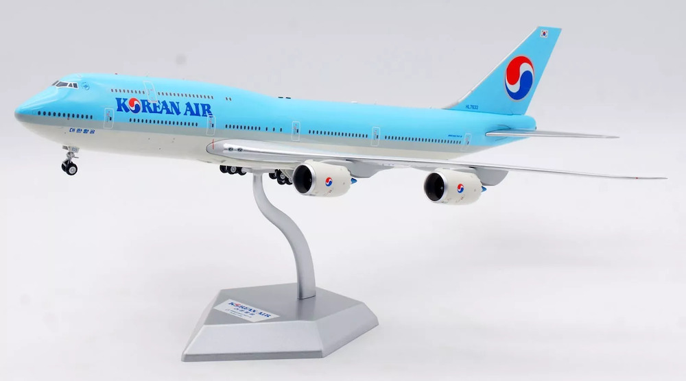 1:400 JC Wings Korean Air Boeing 747-8 