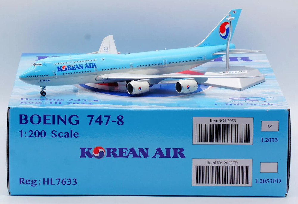 SQ Wings L2053 Boeing 747-8 Korean Air HL7633