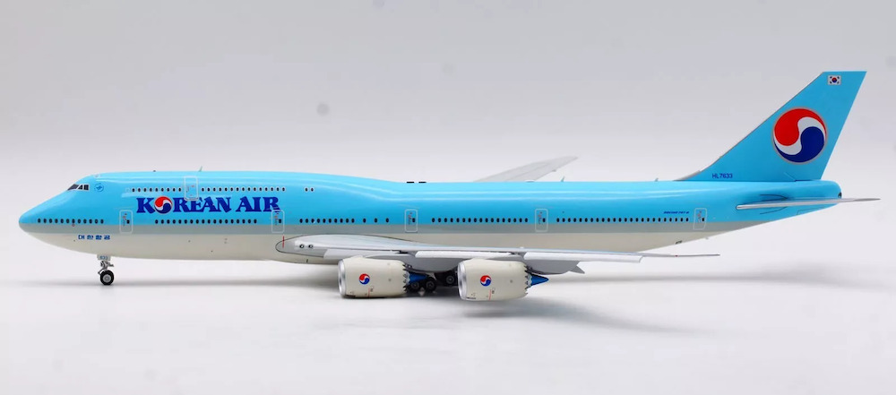 Korean Air Boeing 747 モデル SQ Wings L2053FD Boeing 747-8 Korean Air HL7633 Flaps Down
