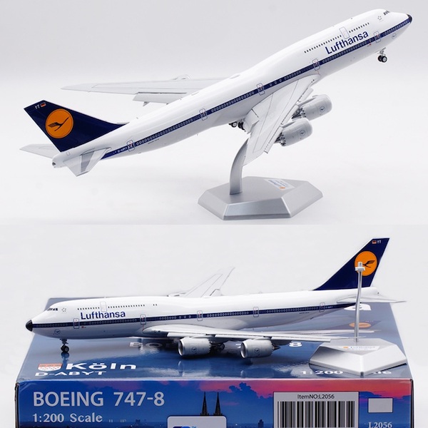 Boeing 747-8 Lufthansa "Retro" D-ABYT Flaps Down  L2056FD