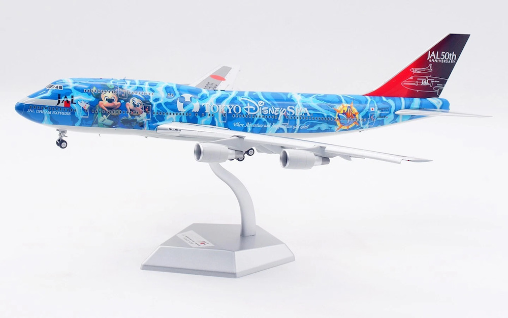 専用！JAL ミッキーマウス ボーイング747 SQ Wings L2063FD Boeing 747-400D JAL Japan Airlines No.5