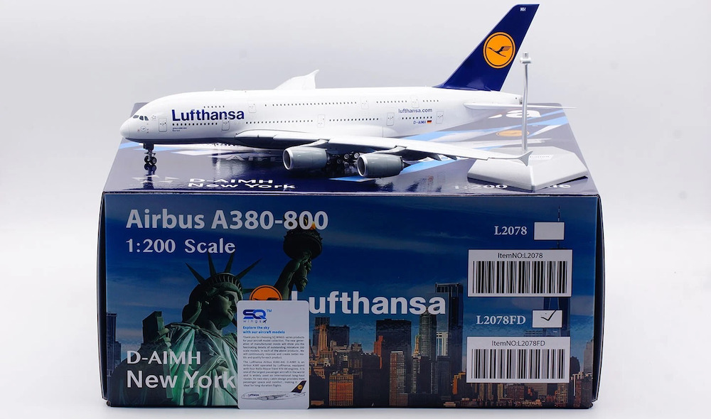 SQ Wings L2078FD Airbus A380 Lufthansa D-AIMH Flaps Down
