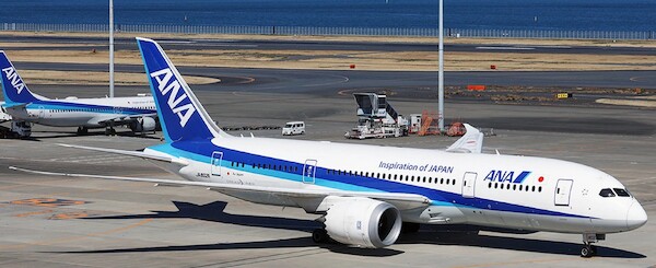 Boeing 787-8 Dreamliner ANA All Nippon JA802A  L2100