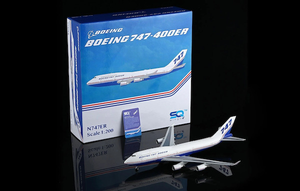 Boeing 747-400 Boeing Company N747ER Flaps Down L2101FD