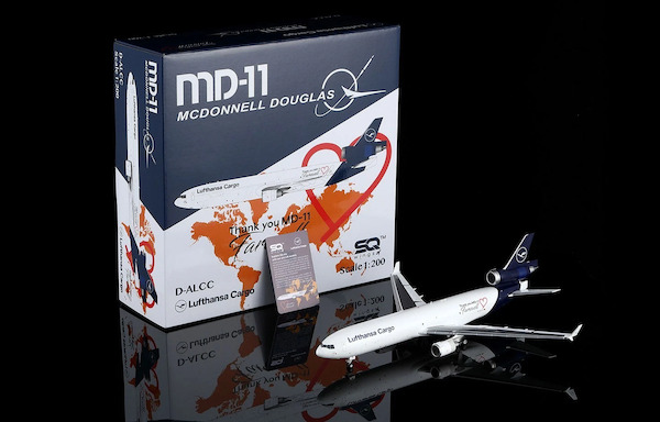 McDonnell Douglas MD11 Lufthansa Cargo "Thank you MD-11, Farewell" D-ALCC Flaps Down  L2104FD