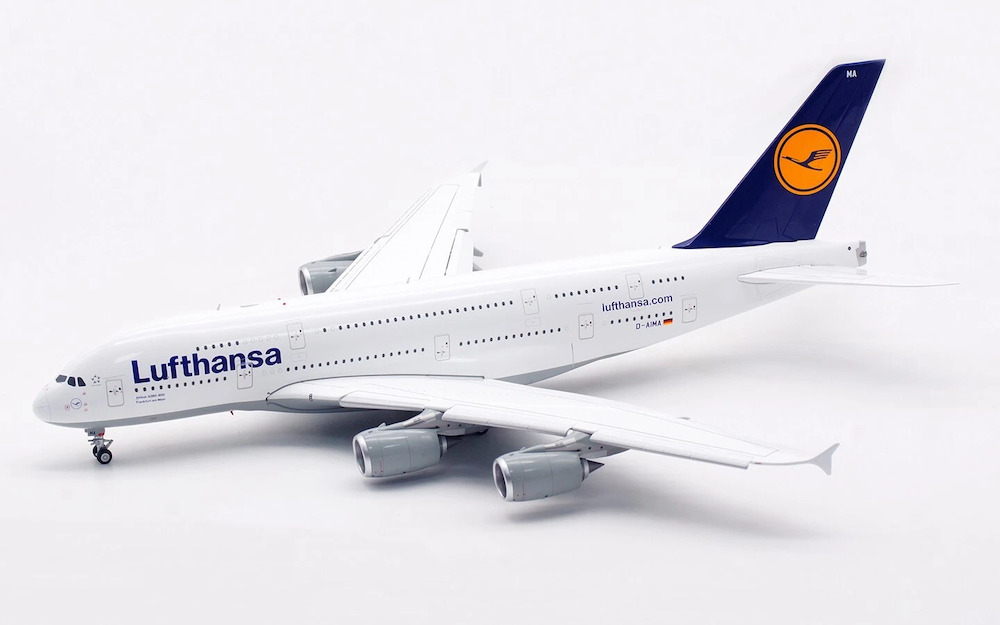 SQ Wings L2132FD Airbus A380 Lufthansa D-AIMA Flaps Down