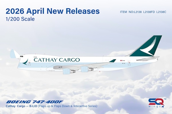 Boeing 747-400F Cathay Pacific Cargo B-LID  L2138