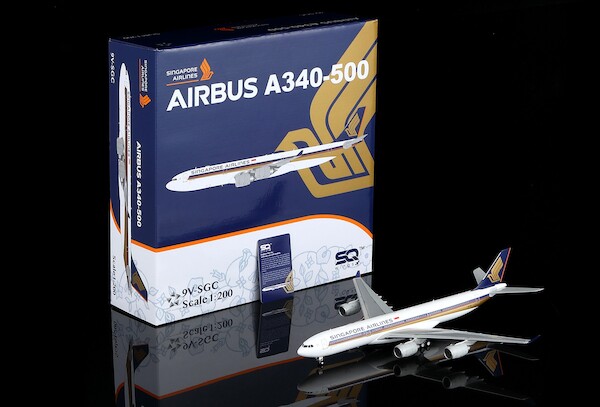Airbus A340-500 Singapore Airlines 9V-SGC Flaps Down  L2176FD