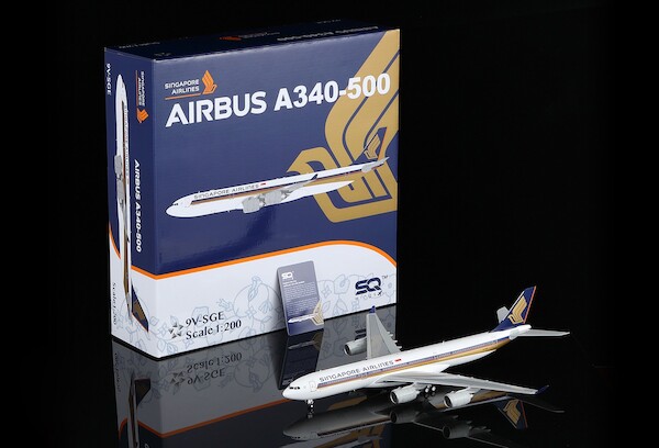 Airbus A340-500 Singapore Airlines 9V-SGE Flaps Down L2178FD