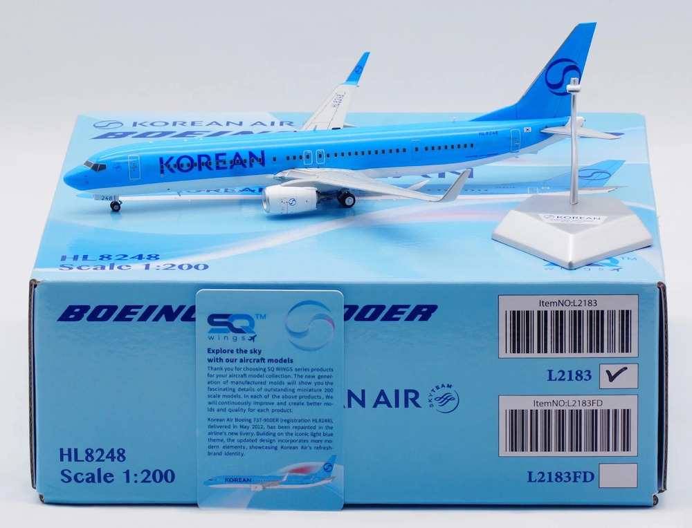 KOREAN AIR 737-900ER 大韓航空 コリアン ph 1:400 ScaleModelStore.com :: NG Models 1:400 - 79018 - Korean Air