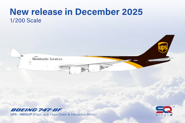 Boeing 747-8F UPS N605UP Interactive Series L2187C