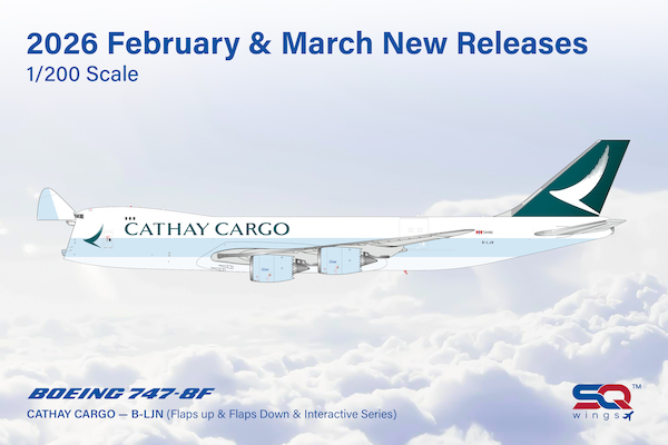 Boeing 747-8F Cathay Cargo B-LJN Flaps Down L2188FD