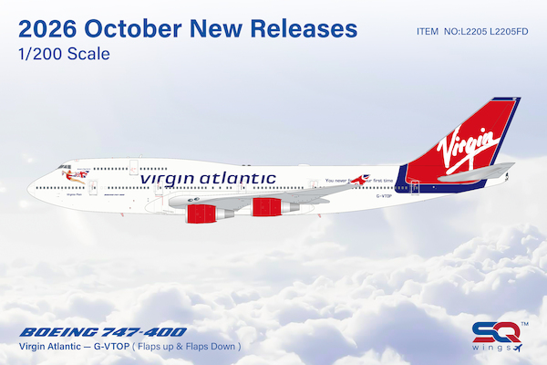 Boeing 747-400 Virgin Atlantic G-VTOP L2205