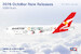 Airbus A380 Qantas Go Wallabies VH-OQH Flaps Down 