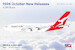 Airbus A380 Qantas VH-OQL Flaps Down 