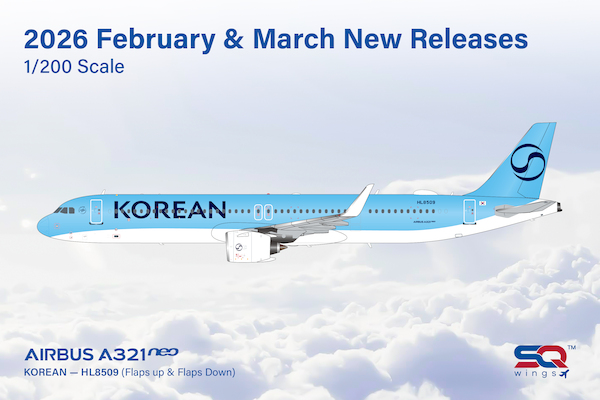 Airbus A321neo Korean Air HL8509 Flaps Down L2268FD