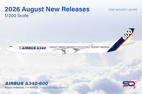 Airbus A340-600 Airbus Industrie F-WWCA Flaps Down L2271FD