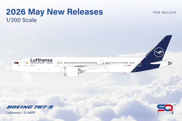 Boeing 787-9 Dreamliner Lufthansa D-ABPF L2278
