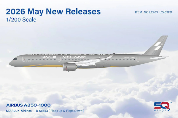 Airbus A350-1000 STARLUX Airlines "Airsorayama Silver" B-58553 L2403