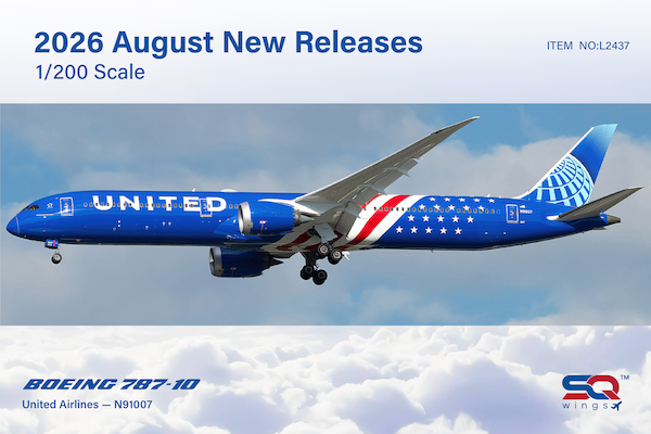 Boeing 787-10 Dreamliner United Airlines America250 N91007  L2437