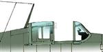 Canopies F6F-3 Hellcat SQ09120