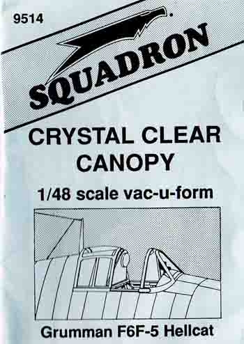Canopies F6F-5 Hellcat SQ09514