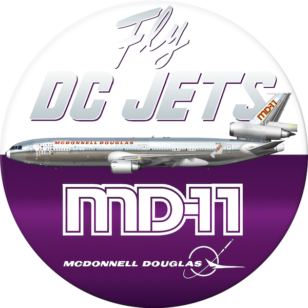 Sticker Fly DC Jets MD-11 McDonnell Douglas STICKER MD11 DOUGLAS