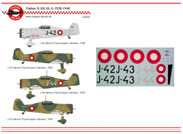 Fokker DXXI (IIIJ) 1938-1940 (Royal Danish AF) SDC032052