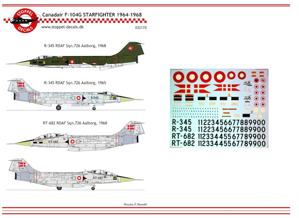 Lockheed F104G/F Starfighter 1964-1968 -Silver- (Royal Danish AF) SDC032170