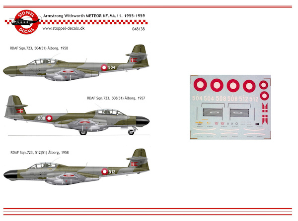 Armstrong Withworth Meteor NF MK11 1955-1959  (Royal Danish AF)  SDC048138