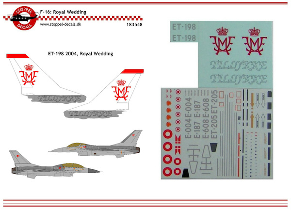GD F16B Fighting Falcon (ET-198 "Royal Marriage 2004 markings")  SDC048183548