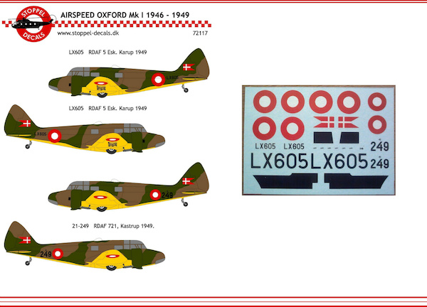 Airspeed Oxford MKI 1946-1949 (R, DAn AF)  SDC072117