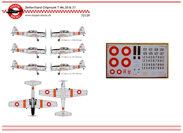 De Havilland DHC1 Chipmunk 1950-1961 (Royal Danish AF) SDC072129