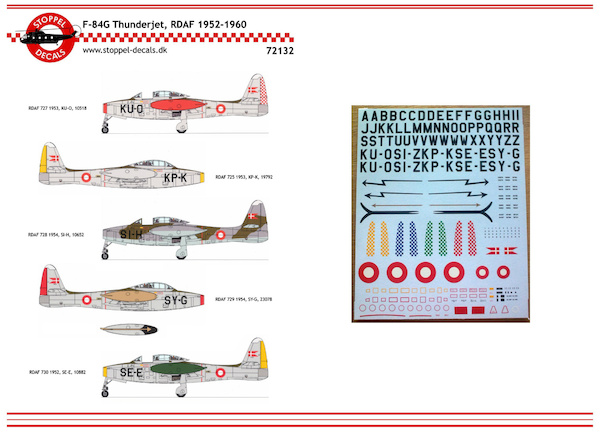 Republic F84E/G Thunderjet 1952-1960 (Royal Danish AF)  SDC072132