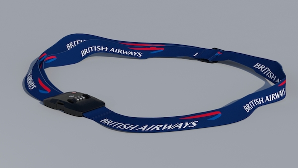 Luggage strap with TSA lock - British Airways  LUG-BA