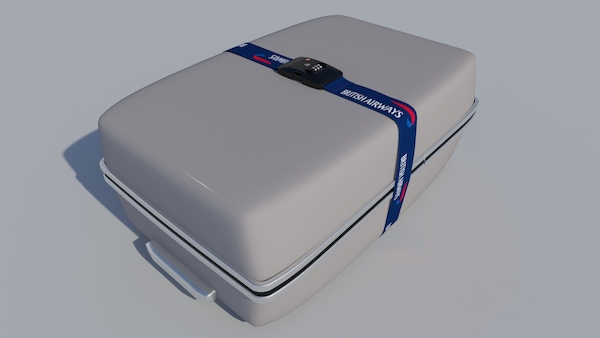 Luggage strap with TSA lock - British Airways  LUG-BA