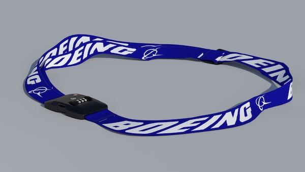 Luggage strap with TSA lock - BOEING LUG-BO