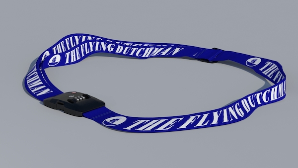 Luggage strap with TSA lock -THE FLYING DUTCHMAN LUG-FD