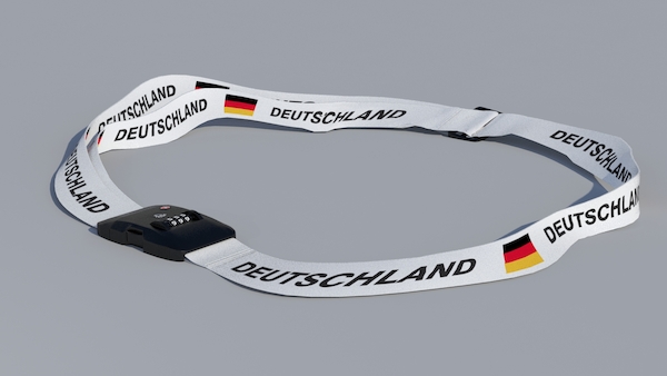 Luggage strap with TSA lock - Deutschland  LUG-GER