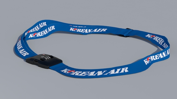 Luggage strap with TSA lock - Korean Air LUG-KOR
