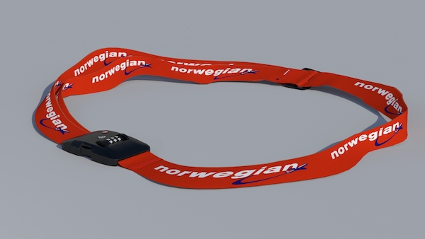 Luggage strap with TSA lock - Norwegian LUG-NOR