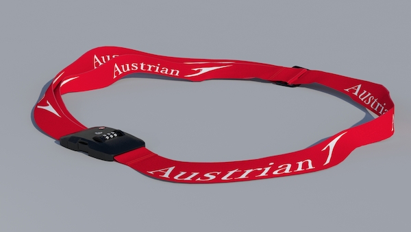 Luggage strap with TSA lock - Austrian  LUG-OS