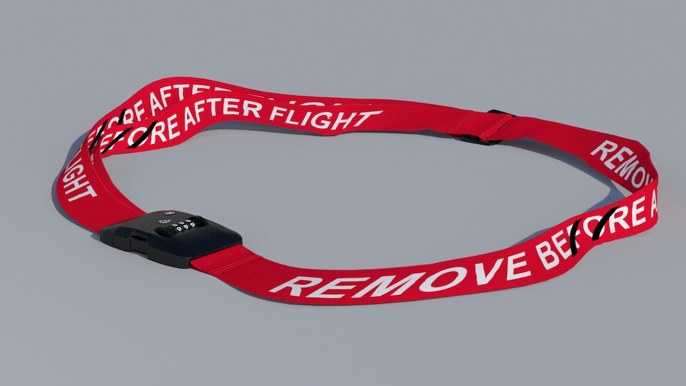 Aviation Luggage Strap Remove Before Flight