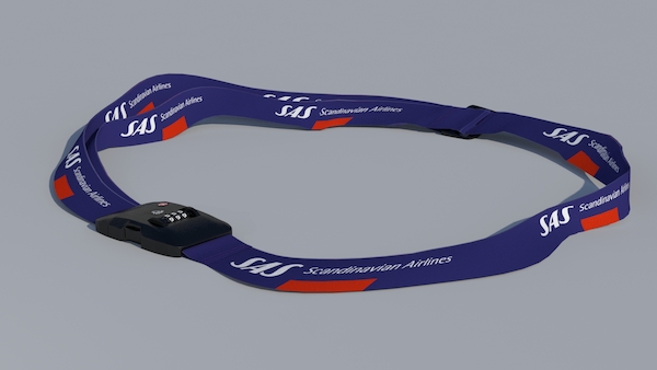 Luggage strap with TSA lock - SAS Scandinavian LUG-SAS