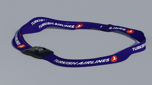 Luggage strap with TSA lock - Turkish Airlines  LUG-THY