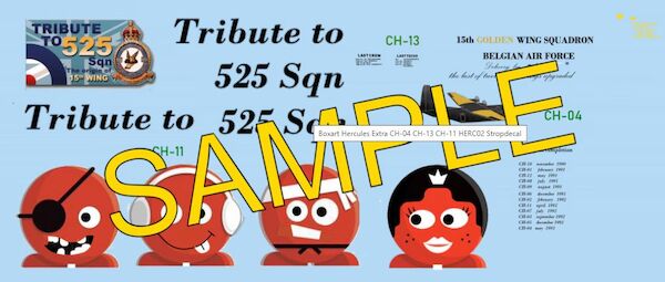 Lockheed c130H Hercules - Belgian red Nose CH-11 rednose c130