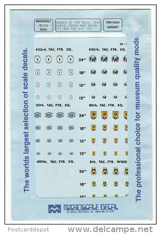 72-308 TFS Badges (80TFS,35TFS,433TFS,435TFS,497TFS,8TFW) 72-308