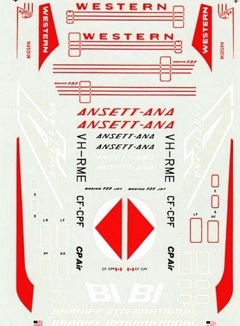 20-004 Boeing 727/737 (Braniff,Ansett,Western,CP Air) 20-4